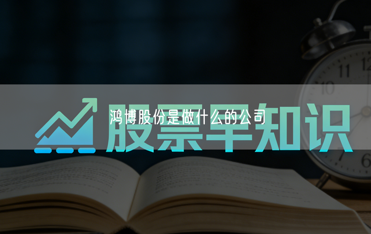 鸿博股份是做什么的公司