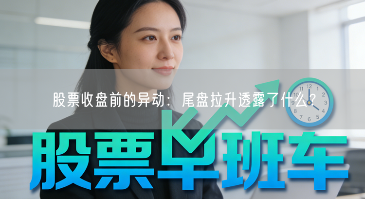 股票收盘前的异动：尾盘拉升透露了什么？
