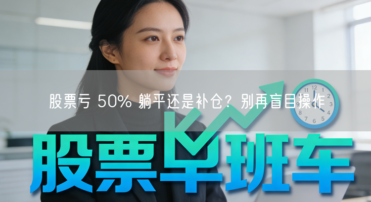 股票亏 50% 躺平还是补仓？别再盲目操作